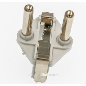 insertion de dinde avec 4,0 mm 2 broches (6 / 10a Schuko allemand plug &amp; socket)